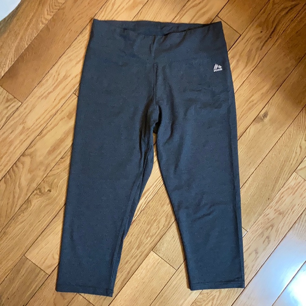 RBX charcoal Gray cropped athletic pants